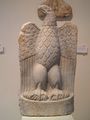 Marble eagle with open wings, from the sanctuary of Zeus Hypsistos, Archaeological Museum, Dion (7080054119).jpeg